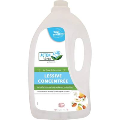 Bidon 5 l lessive liquide concentrée 142 lavages Ecocert amande et coing
