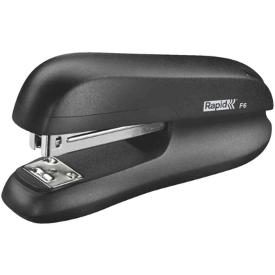 Agrafeuse de bureau F6 Noire capacité 20 feuilles, agrafes : 24/6 et 26/6 - Rapid
