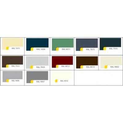 Vis bac acier SCELL-IT sommet nervuré Support bois - Ø6.3 x 130 mm - TH12 - Gris alu blanc RAL9006 - Sachet  de 100 - ZTW-63130-9006 - Maxoutil