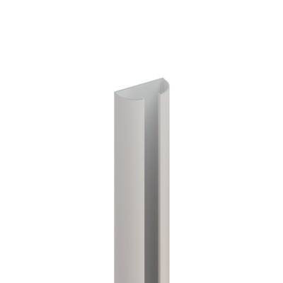 1/2 poteau mural alu pour clôture - 70 x 35 x 1845 mm - gris anthracite - Gedimat