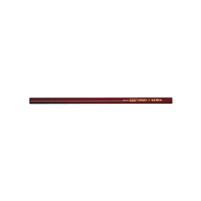Boîte 12 crayons charpentiers rouges ovales 30 cm OMYACOLOR - 4333101 - OMYACOLOR SA
