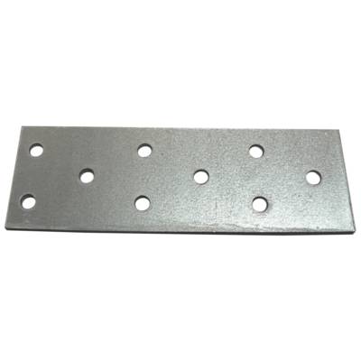 Platine multitrous galva ép.2mm larg.80mm long.240mm - Gedimat - NORAIL