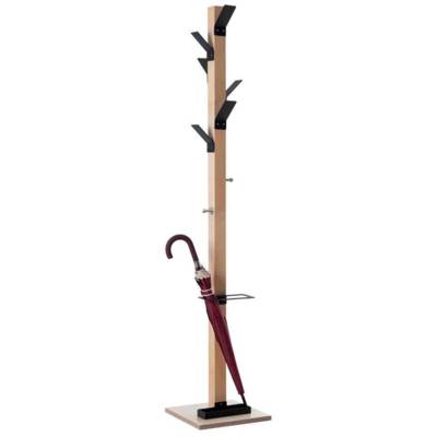 EasyCloth Plus Porte-manteaux moderne et porte-parapluie en Bois
