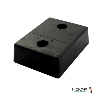 Butée de quai caoutchouc - Butée 33 - 330 x 250 x 102 mm - NOVAP - 6101413 - Maxoutil