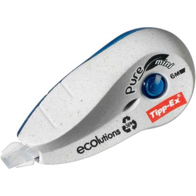 Rouleau correcteur PURE Mini Ecolutions 5 mm x 6 m Blanc - TIPP-EX