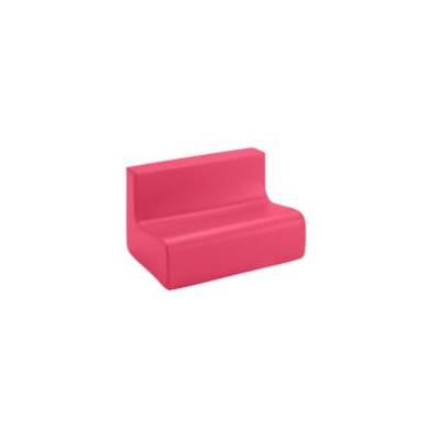 Banquette tout petits 2 places en mousse et PVC HT 17cm