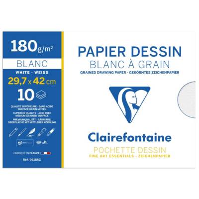 Pochette dessin à grain A3 10F 180g