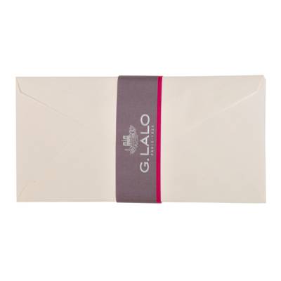 Paquet de 20 enveloppes DL doublées toile impériale gommées Blanc