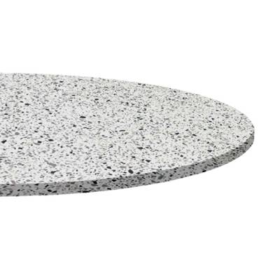 Plateau de table rond Terrazzo White - RestooTab