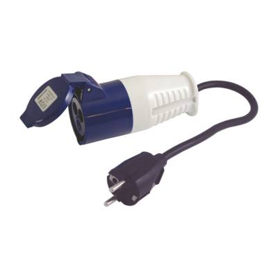 Adaptateur pour prise de caravane 16A, fiche femelle - AUTOBEST - 242731