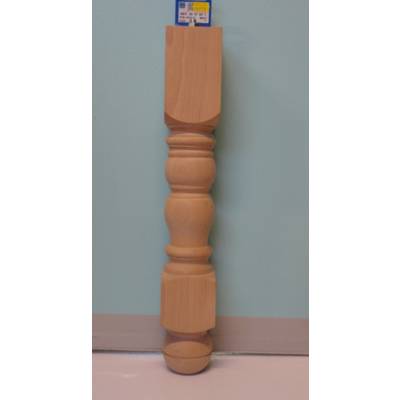 Pied de table basse bois Hêtre brut Ht.430mm Réf 250700 - Maxoutil