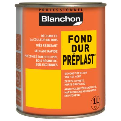 Fond dur PREPLAST incolore - Gedimat - BLANCHON