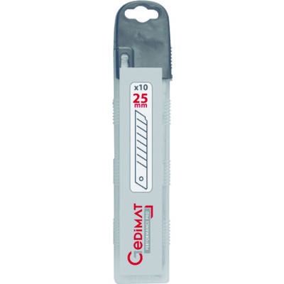 Lames de cutter 25mm Ep.0.7mm GEDIMAT PERFORMANCE PRO - Gedimat