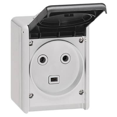 Prise de courant de puissance avec terre 32A IP44 - Gedimat - LEGRAND