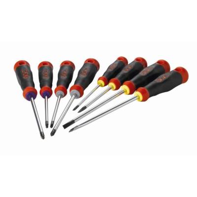 Jeu de 8 tournevis s1 fente phillips pozidriv SAM - TJ8 - Maxoutil