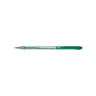 Stylo à bille rétractable BPS-Matic Pointe Fine Vert