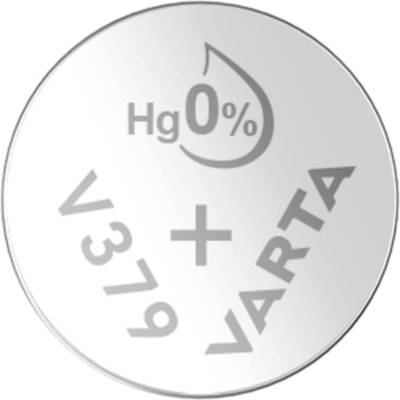 Pile oxyde argent pour montres V379 (SR63) SR521SW 1,55 Volt 14 mAh