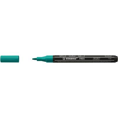 Marqueur pointe fine FREE acrylic T100 vert turquoise