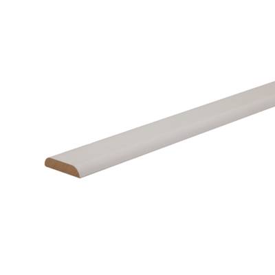 Chant plat 2 arrondis MDF prépeint blanc L.2,44 m - Gedimat - SOTRINBOIS