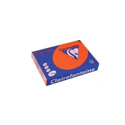 Ramette 250 Feuilles Papier 160g A4 210x297 mm Certifié FSC  Rouge cardinal