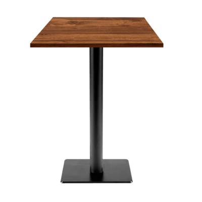 Mange-debout pied noir 60x60cm chene hunton - intérieur - RestooTab