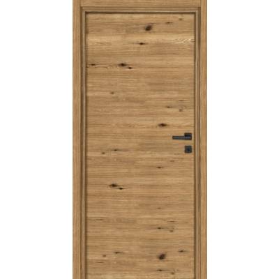 Bloc-porte pleine PYRENEES chêne brut hui.72 mm - 204 x 73 cm - Gedimat