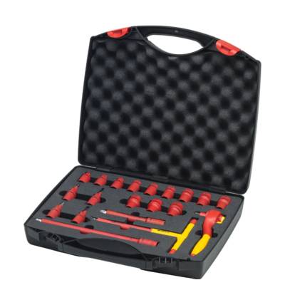 Jeu de clés à cliquet isolées 3/8" - 21 pcs - WIHA - 43023 - Maxoutil