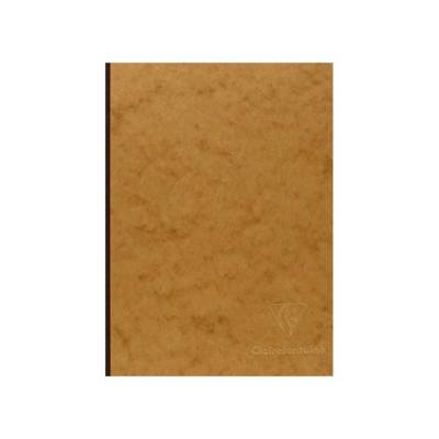 Carnet broché 14,8x21 192 pages Uni tabac