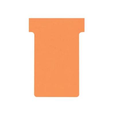 Lot de 100 fiches T indice 2 orange