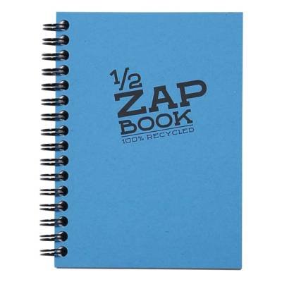 1/2 Zap Book spiralé 80 Feuilles 10,5x14,8 cm 80g