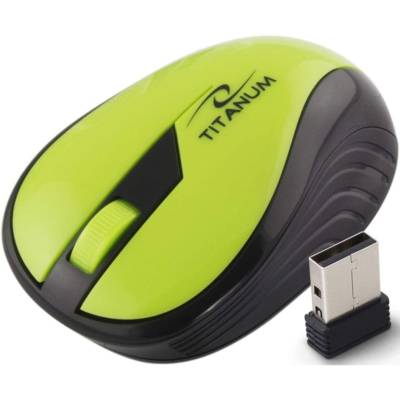 Souris sans fil Raimbow 3D TM114G Noir/Vert