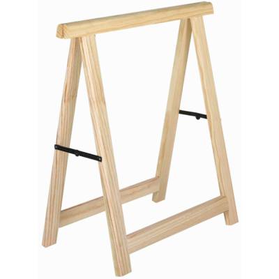 Tréteau professionnel en pin massif durable - 75.5x73.5x38cm - Gedimat - SOTRINBOIS