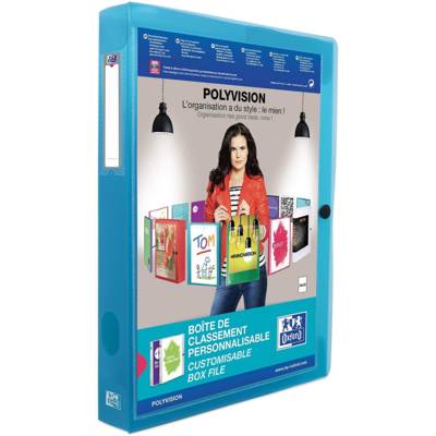 Boîte de rangement POLYVISION 24 x 32 cm PP 40 mm Coloris Aléatoire