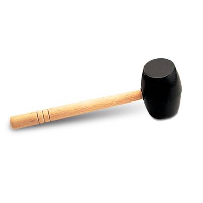 Maillet caoutchouc noir - 250 gr - Gedimat - RUBI