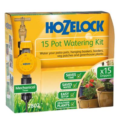 Kit d'arrosage automatique pour 15 pots - Gedimat - HOZELOCK