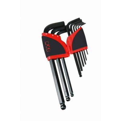Ratelier 9 clés males lg 6 pans a Tete spherique 1,5 a 10 mm SAM - 67AR9A - Maxoutil