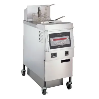 Friteuse sur meuble à gaz - 1 cuve de 27L - Sur roulettes - OFG-321 - Henny Penny