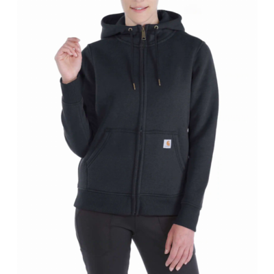 Sweatshirt Femme CARHARTT Clarksburg Zip Noir T.XS - 102788-001-XS
