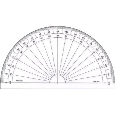 Rapporteur 1/2 circulaire degrés - ref. 1169 - 15D