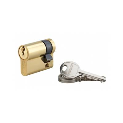 Demi cylindre SA profil européen laiton 3 clés 30x10mm - Gedimat - THIRARD