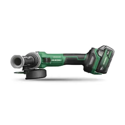 Meuleuse Ø125mm 18V - 5Ah - HIKOKI- Brushless avec interrupteur autobloquant - 2 batteries 5.0Ah - G1813DVEWQZ