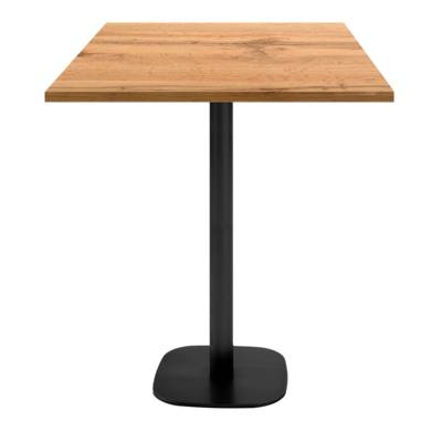 Mange-debout pied noir 70x70cm chene armor - intérieur - RestooTab