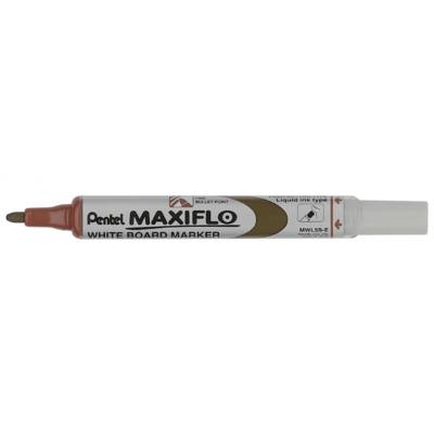 Marqueur tableaux blancs MAXIFLO, Pointe conique, 4,0 mm, Marron - PENTEL