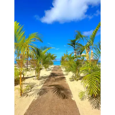 Tapis de cheminement PMR extérieur COCOPATH™ fibre de coco – Fun2Access