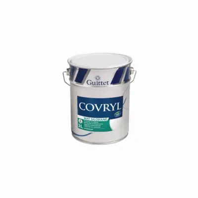Peinture de finition Covryl Mat Siloxane GUITTET 3L Blanc - 55991