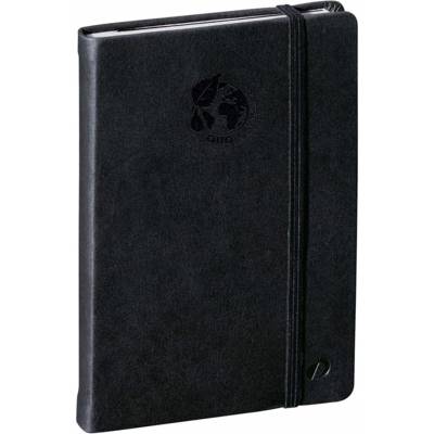 Carnet de Notes Ligné Equology noir Elast 10x15 cm