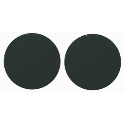 Paire rosace serrure S80 NORMBAU - Bec de cane - Noir 16 - 247060 - Maxoutil