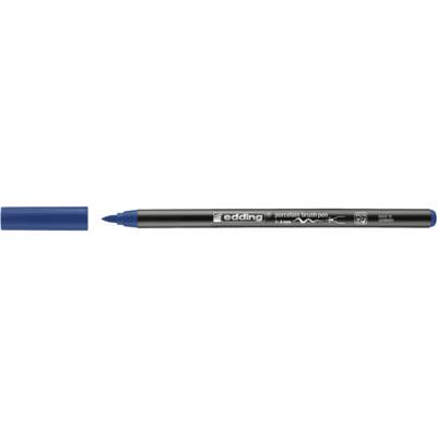 Feutre pinceau Porcelaine 4200 bleu acier 1-4 mm - EDDING