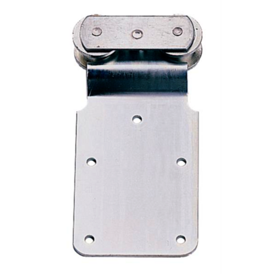 Monture sur plat avec 2 galets pour rail 50 x 40 mm - MANTION SAS - 0251D - Maxoutil