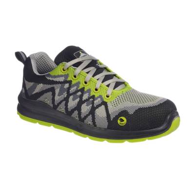 Chaussure de sécurité écologique Compositelite S1P - Taille 37 - Noir/Jaune - PORTWEST - FC08BKY37